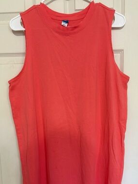 Old Navy Coral Midi Dress sz M tall